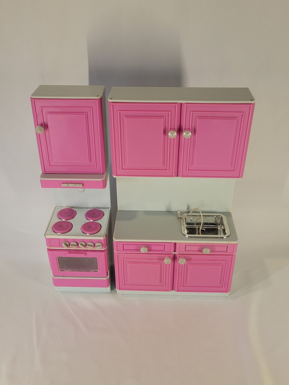 Vintage Style Barbie Dollhouse Kitchen Set Sink & Stove